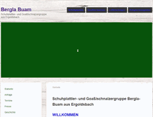 Tablet Screenshot of bergla-buam.de